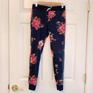 Zara floral sweatpants